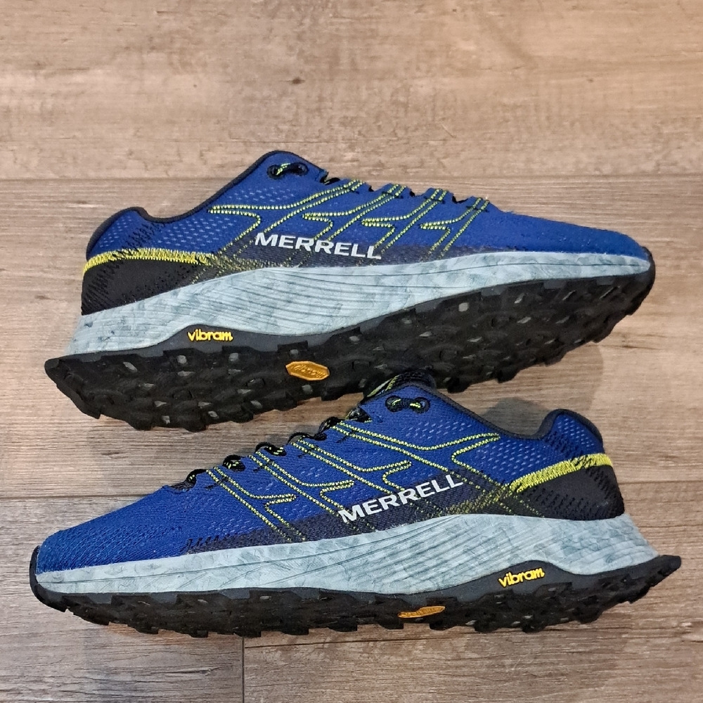 Merrell Blue and Black Athletic Shoes with Cushioned Midsole - Picture 7 of 9